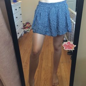 brandy melville floral skirt